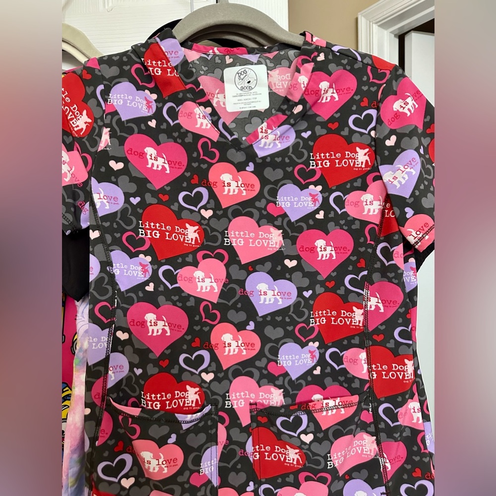 Scrub tops